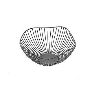 Кошик для фруктів Напівхвиля ART 25*24*10 см сірий мармур 78954622/1005