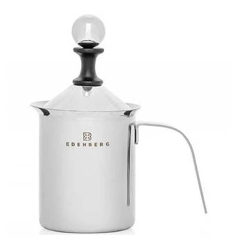 Спінювач для молока 400 мл із неіржавкої сталі Edenberg EB-8917