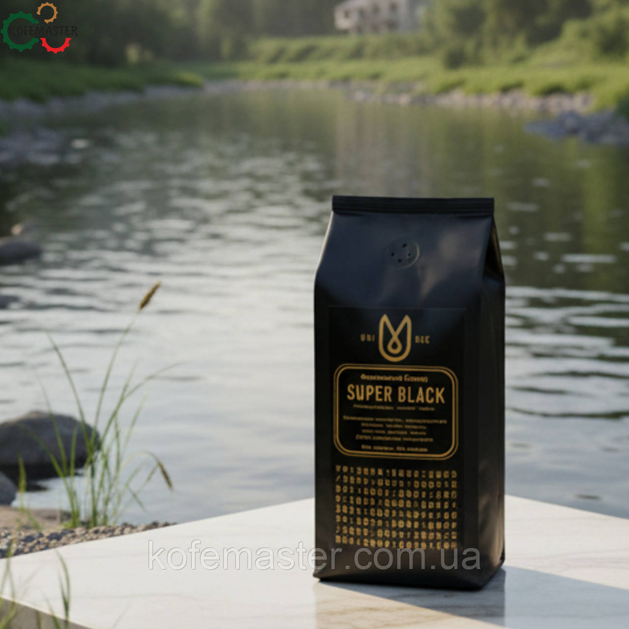 Кава Unique Super Black у зернах 1 кг, фото 1