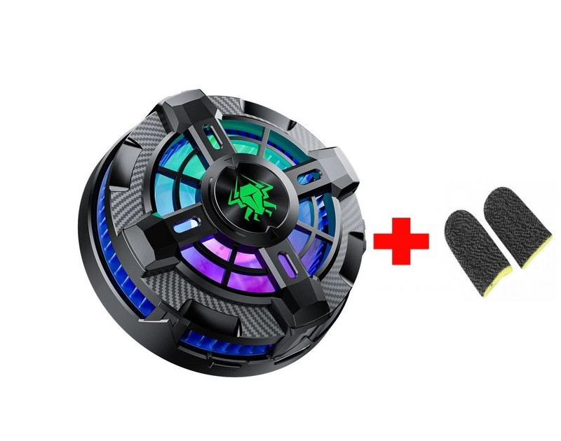 Магнітний напівпровідниковий кулер-радіатор із затискачем для смартфона, активне охолодження Plextone EX2 PRO, фото 1