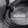 Органайзер кабелю BASEUS стяжка липучка хомут для дротів 20 м Чорний, фото 5