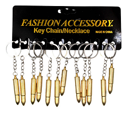 Брелок Куля метал порожниста всередині з різзю 4 см 00832