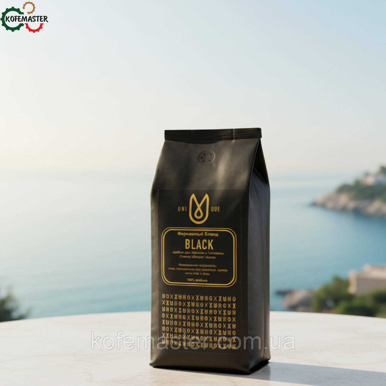 Кава Unique Black у зернах 1 кг, фото 1
