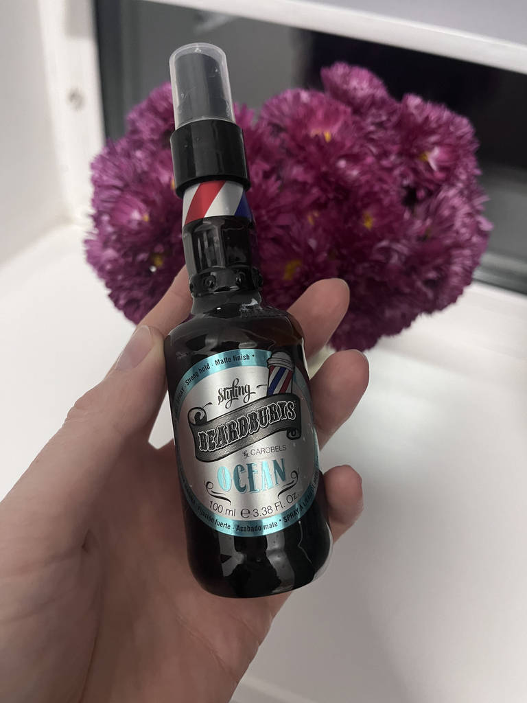 Спрей із морською сіллю для укладання волосся з матовим ефектом Ocean Beardburys, 100 мл - фото покупців 1