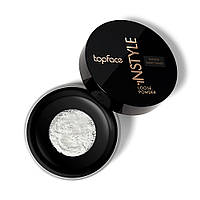 Пудра розсипчаста TopFace Instyle Perfective Loose Powder PT255 відтінок 101 - фіксуюча і матуюча прозора, 10 грамм