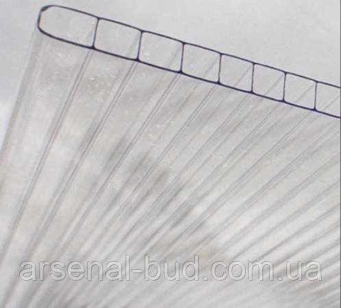 Полікарбонат 8мм стільниковий, для теплиць, навісів, вікон,  стійкий до граду, захист УФ,   OSCAR STANDARD (Сербія), фото 1