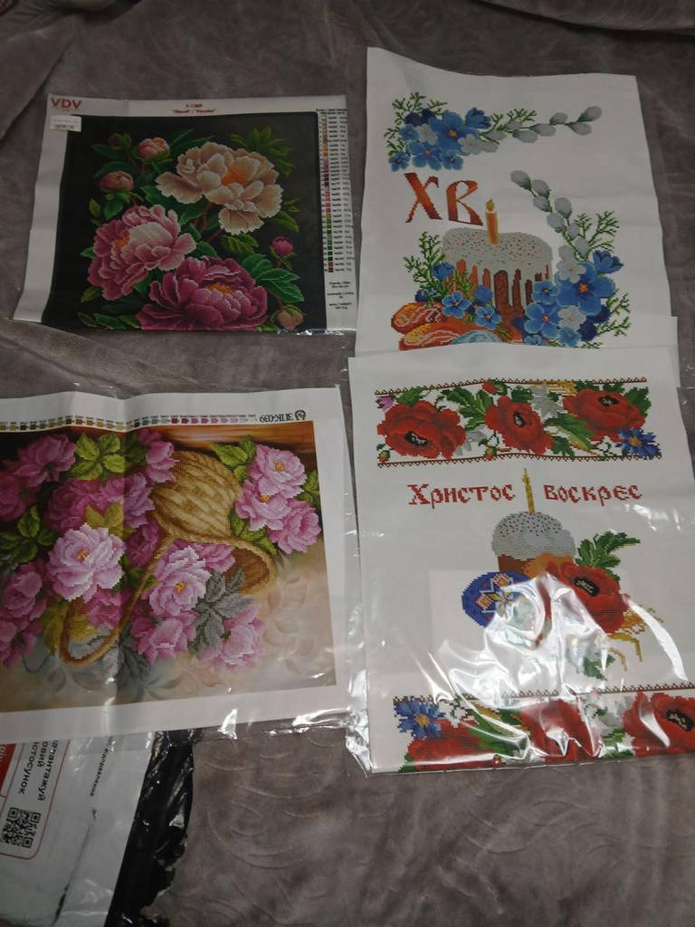 ХВВГ-137. Схема для вишивки бісером Великодній рушник - фото покупців 1