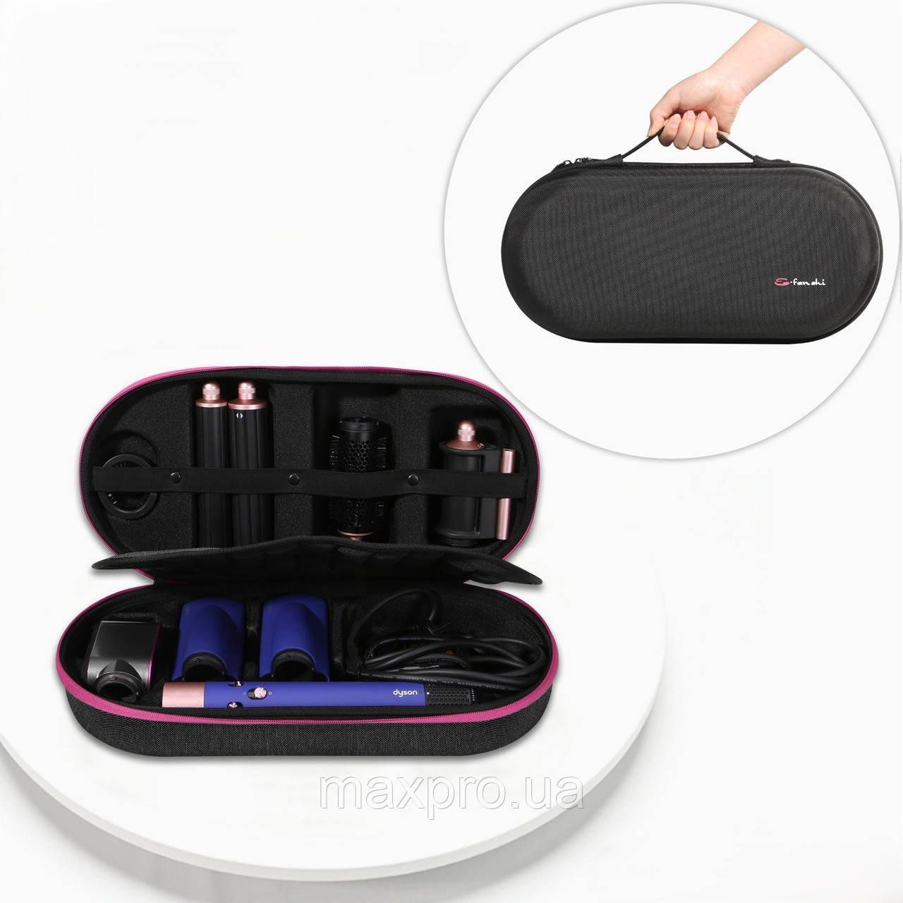 Дорожня сумка для зберігання Dyson Airwrap Styler чорна FS, фото 1