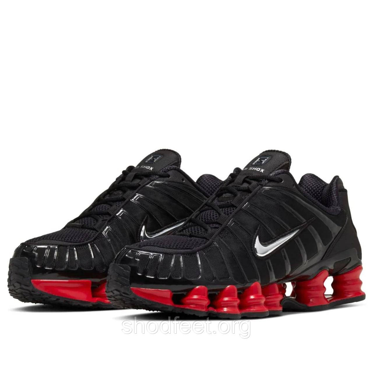 Кросівки Skepta x Nike Shox TL Black Red, фото 1