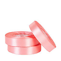 Стрічка атласна 2,0 см (33 м) рожево-персикова