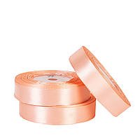 Стрічка атласна 2,0 см (33 м) стиглий персик