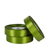 Стрічка атласна 2,0 см (33 м) оливкова