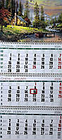 Календар на 2026 рік офісний Гірське шале