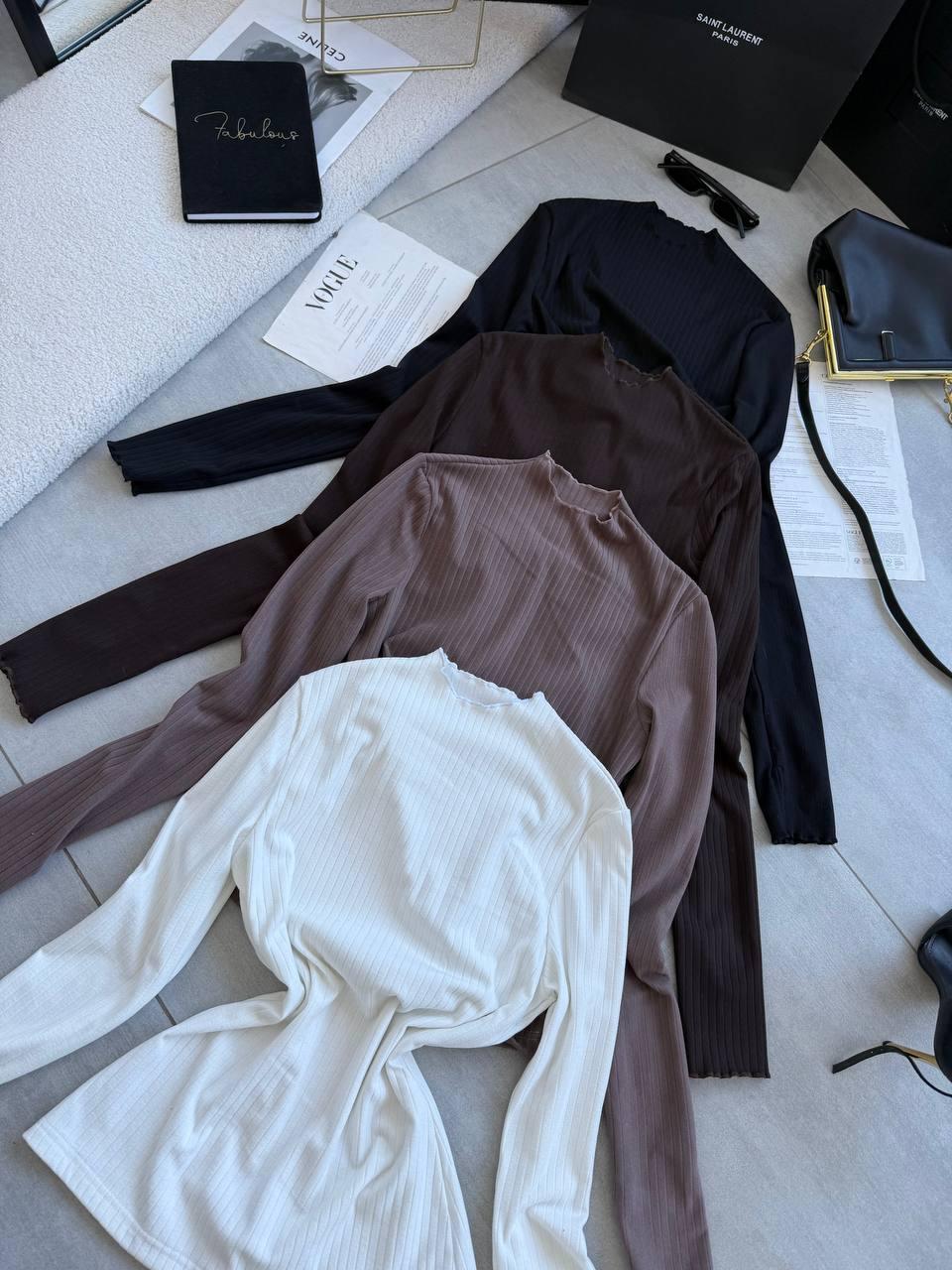 Гольф з ангори рубчик Модель: 1532-303 Колір: чорний, молоко, мокко, шоколад, фото 1