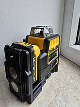 Лазерний рівень Dewalt 089LG 3D 12 ліній + штатив 1м. + триножка, фото 5