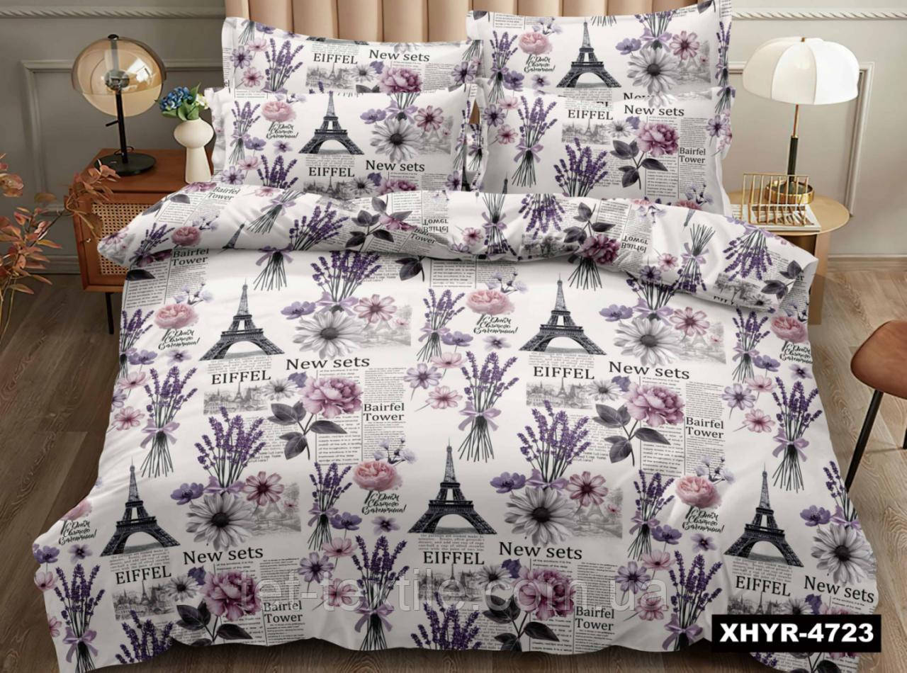 Комплект постільної білизни ТЕТ Фланель Париж полуторний