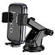 Автотримач для телефону HOCO H79 автомобільний тримач на панель або лобове скло, холдер для авто, чорний, фото 6