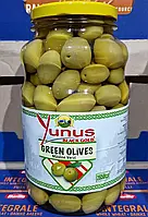 Оливки зелені Yunus 3500 мл цілісні без кісточки