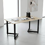 Прямокутний журнальний стіл із ламінованої ДСП, фото 2