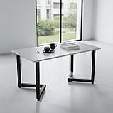 Прямокутний журнальний стіл із ламінованої ДСП, фото 3