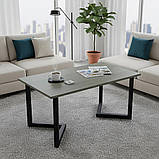 Прямокутний журнальний стіл із ламінованої ДСП, фото 5