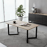 Прямокутний журнальний стіл із ламінованої ДСП, фото 8