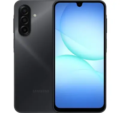 Смартфон Samsung Galaxy A17 8/256GB Black (SM-A175FZKE) UA, Super AMOLED 6.7", потрійна камера, NFC, microSD, 5000 мА·год Скло