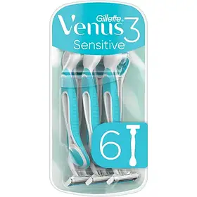 Бритви одноразові Venus 3 Sensitive 6 шт.