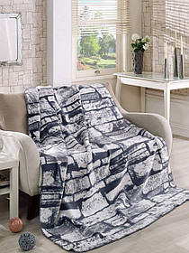 Плед бавовняний Sarar Battaniye двосторонній Новорічний 200х240 см