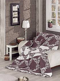 Плед бавовняний Sarar Battaniye двосторонній Вінтаж 200х240 см