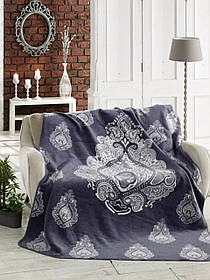 Плед бавовняний Sarar Battaniye двосторонній Орнамент 200х240 см