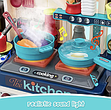 Інтерактивна Дитяча-Кухня "Майстер-Шеф 69 см" (53 Аксесуари, Звук, Світло, Реальна Вода), фото 10