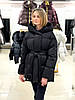 Пуховик жіночий ZLLY 25515 BLACK, фото 2