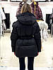 Пуховик жіночий ZLLY 25515 BLACK, фото 4