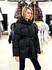 Пуховик жіночий ZLLY 25515 BLACK, фото 6