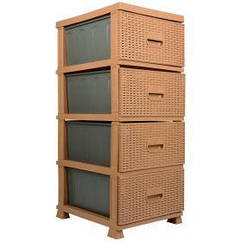 Комод VIOLET HOUSE 0358 Ротанг Cream 38*45*90 см (0358 Ротанг Cream 38*45*90 см)