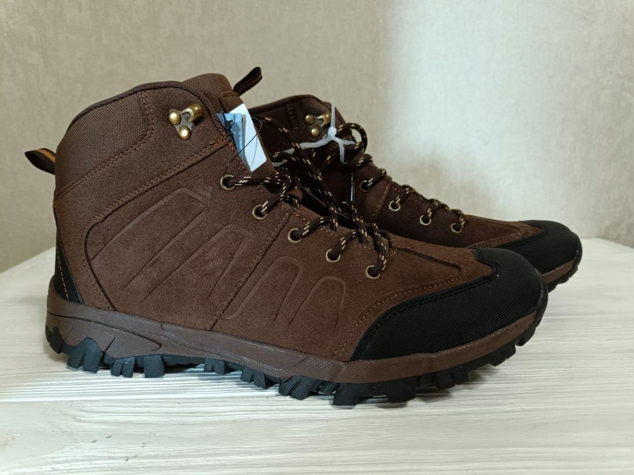 Черевики чоловічі демісезонні трекінгові Seven for Seven замша натуральна + мембрана водостійкі розмір 42-43 устілка 28 см, фото 1