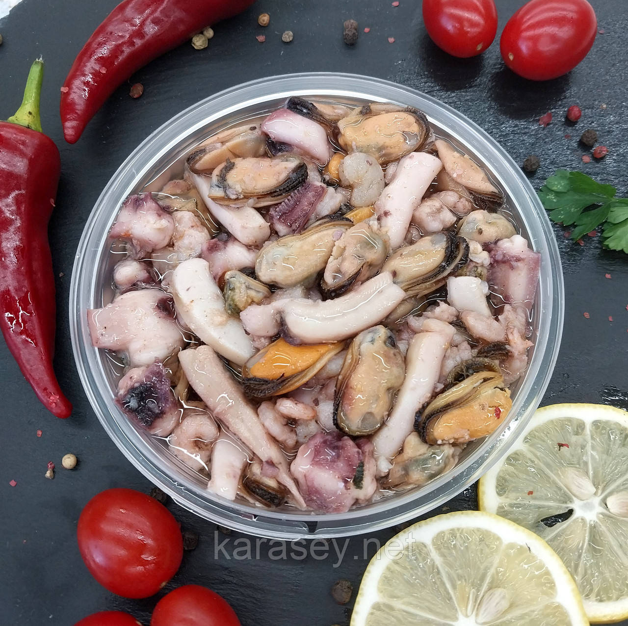 Морський коктейль маринований 200г, фото 1