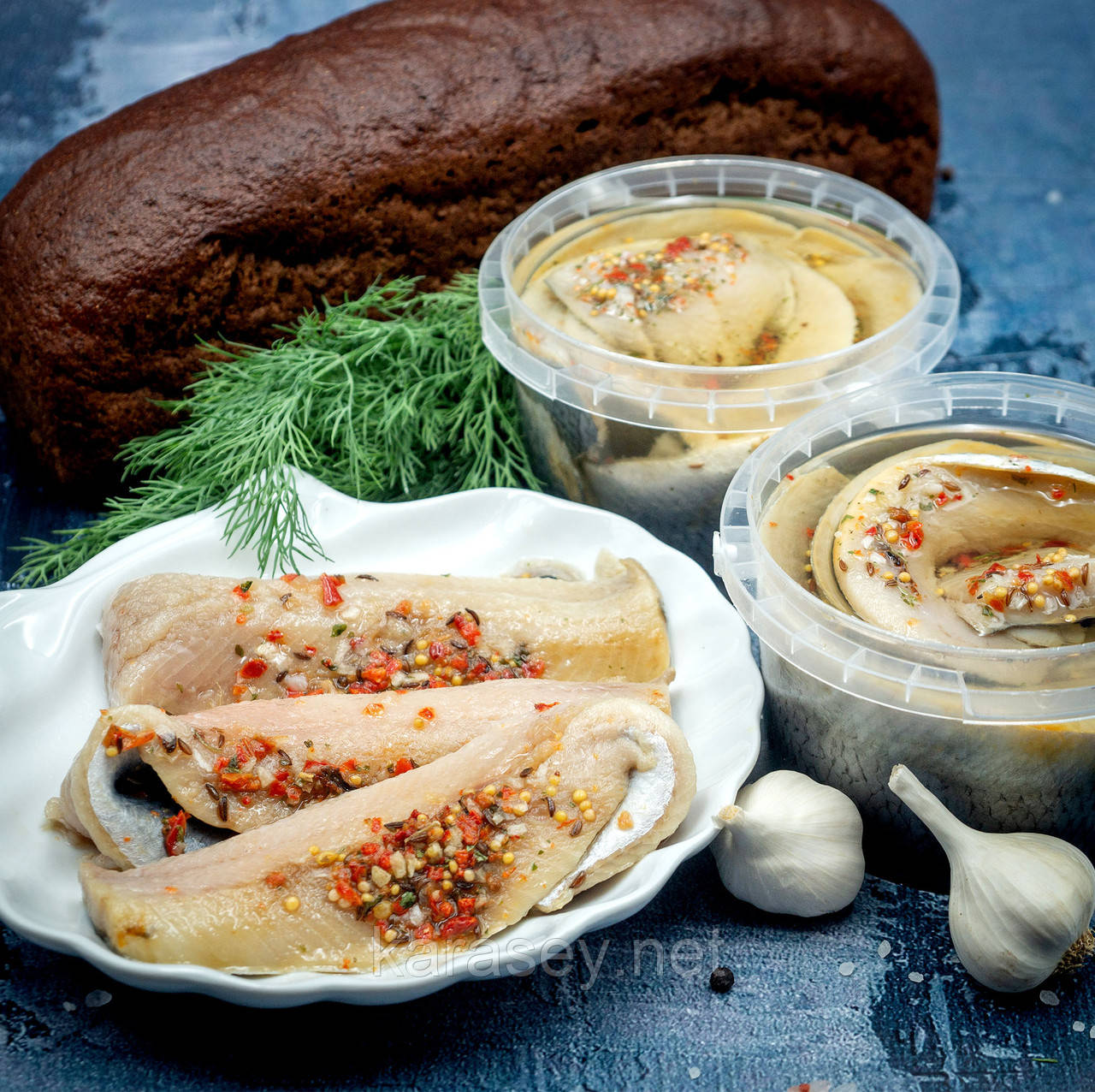 Шматочки оселедця п/п в олії 300г, фото 1