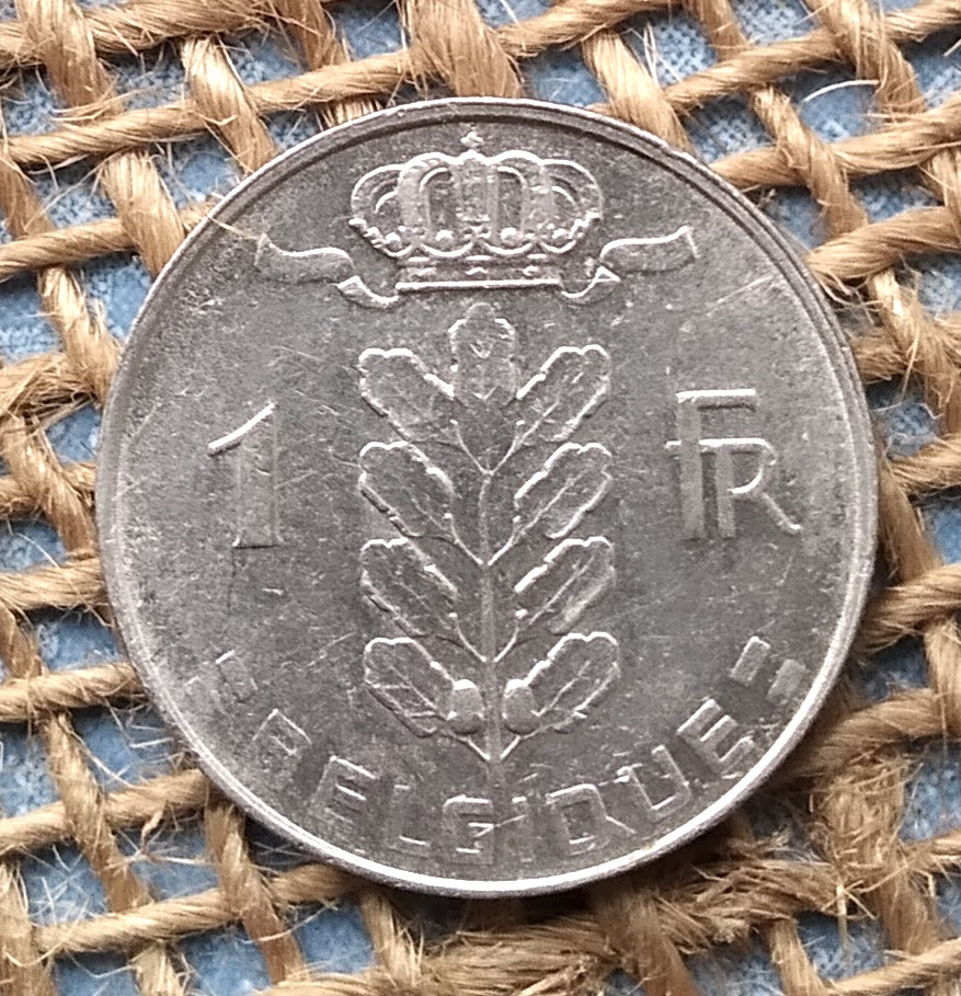 1 франк 1972 року. Бельгiя, фото 1