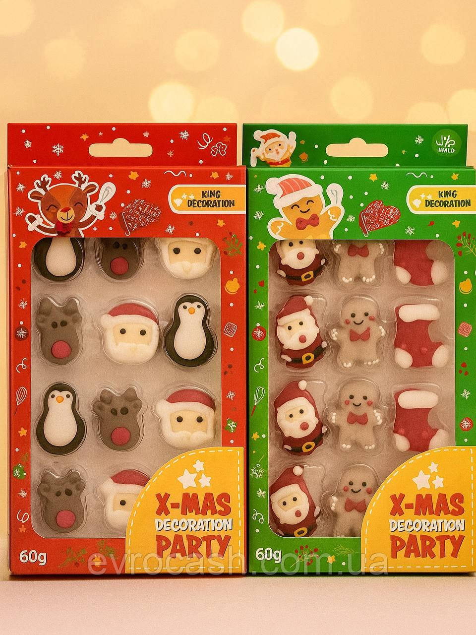 Новорічний декор X-Max Decoration Party 60 гр в асортименті, фото 1