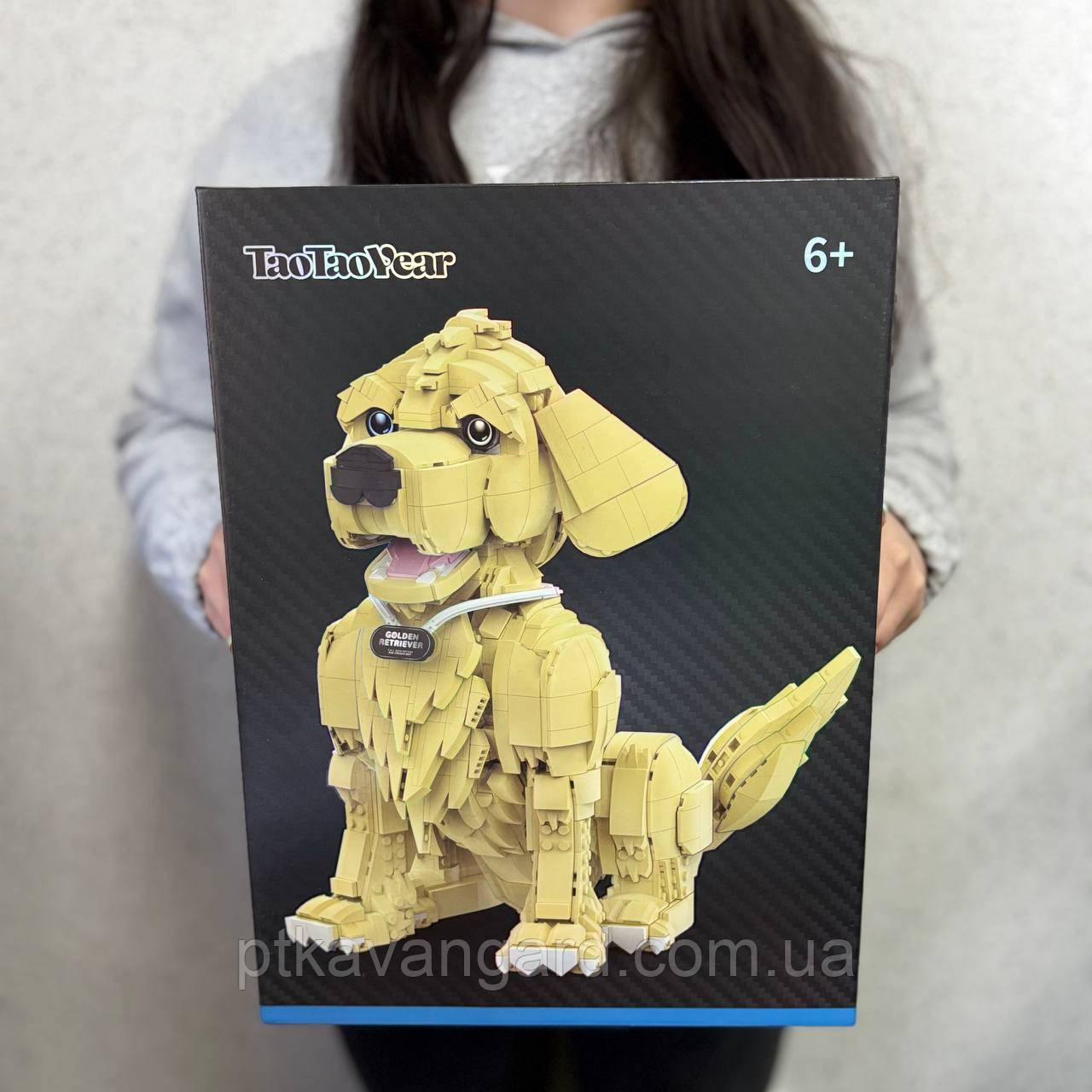 Конструктор собака лабрадор ретрівер золотистий 1754 деталі, домашні улюбленці, блоковий TT 5002, фото 1