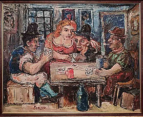 Гра в карти Давид Бурлюк. середина ХХ ст., фото 2