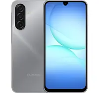 Смартфон Samsung Galaxy A17 8/256GB Gray SM-A175FZAE UA, Super AMOLED 6.7", Тройная камера, NFC, microSD, 5000 мАч Стекло