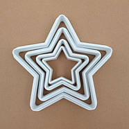 Набір вирубок Зірочки - 4 шт, фото 2
