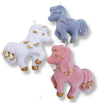 Новорічні іграшки символ 2026 року Коня