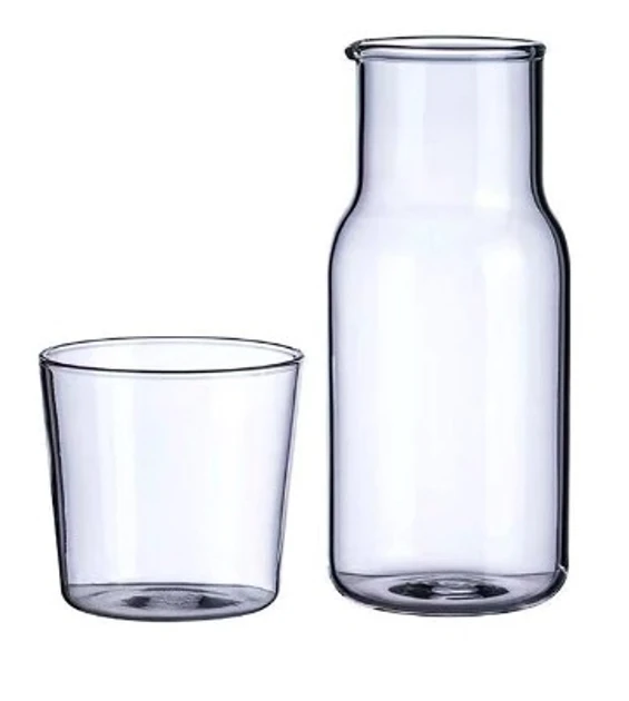 Графин для води — молока 350 мл + склянка 150 мл Dishtable, фото 1