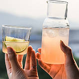 Графин для води — молока 350 мл + склянка 150 мл Dishtable, фото 3