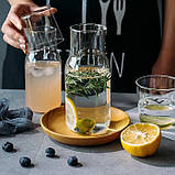 Графин для води — молока 350 мл + склянка 150 мл Dishtable, фото 8