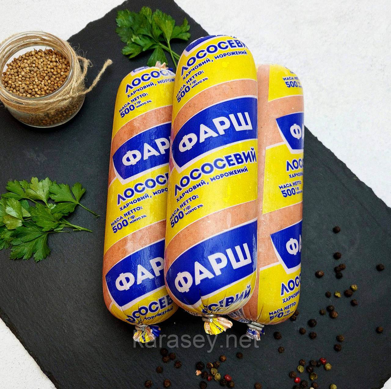 Фарш з філе лосося "Веладіс" с/м 500г, фото 1